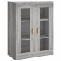 vidaXL Aparador alto madera contrachapada gris sonoma 69,5x34x180 cm vidaXL Aparador alto madera contrachapada gris sonoma 69,5x34x180 cm
