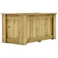 vidaXL Arriate de madera de pino impregnada 100x50x50 cm vidaXL Arriate de madera de pino impregnada 100x50x50 cm