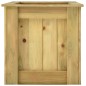 vidaXL Arriate de madera de pino impregnada 100x50x50 cm vidaXL Arriate de madera de pino impregnada 100x50x50 cm