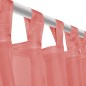 vidaXL Cortinas de gasa 2 unidades 140x225 cm rojo vidaXL Cortinas de gasa 2 unidades 140x225 cm rojo