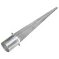 vidaXL Picas de tierra 6 unidades acero galvanizado plateado 12x91 cm vidaXL Picas de tierra 6 unidades acero galvanizado plateado 12x91 cm