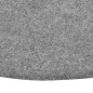 vidaXL Césped artificial con tacos redondo gris Ø170 cm vidaXL Césped artificial con tacos redondo gris Ø170 cm