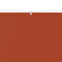 vidaXL Toldo vertical terracota tela oxford 140x270 cm