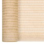 vidaXL Red de privacidad HDPE beige 2x50 m 150 g/m² vidaXL Red de privacidad HDPE beige 2x50 m 150 g/m²