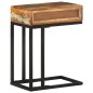 vidaXL Mesa auxiliar forma de U madera maciza reciclada 45x30x61 cm vidaXL Mesa auxiliar forma de U madera maciza reciclada 45x30x61 cm
