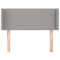vidaXL Cabecero de tela gris claro 93x16x78/88 cm vidaXL Cabecero de tela gris claro 93x16x78/88 cm
