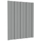 vidaXL Panel para tejado acero galvanizado gris 36 unidades 60x45 cm vidaXL Panel para tejado acero galvanizado gris 36 unidades 60x45 cm