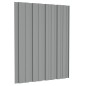 vidaXL Panel para tejado acero galvanizado gris 36 unidades 60x45 cm vidaXL Panel para tejado acero galvanizado gris 36 unidades 60x45 cm