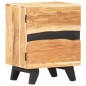 vidaXL Mesita de noche de madera maciza de acacia 40x30x51 cm vidaXL Mesita de noche de madera maciza de acacia 40x30x51 cm