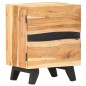 vidaXL Mesita de noche de madera maciza de acacia 40x30x51 cm vidaXL Mesita de noche de madera maciza de acacia 40x30x51 cm