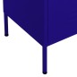 vidaXL Armario de almacenamiento acero azul marino 80x35x101,5 cm