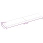 vidaXL Tablero mesa madera tratada borde vivo marrón 220x50x(2-4) cm