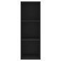vidaXL Mueble de pared para TV madera contrachapada negro 37x37x107 cm vidaXL Mueble de pared para TV madera contrachapada negro 37x37x107 cm