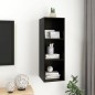 vidaXL Mueble de pared para TV madera contrachapada negro 37x37x107 cm vidaXL Mueble de pared para TV madera contrachapada negro 37x37x107 cm