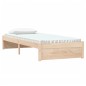 vidaXL Estructura de cama madera maciza 75x190 cm
