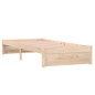 vidaXL Estructura de cama madera maciza 75x190 cm