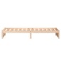vidaXL Estructura de cama madera maciza 75x190 cm