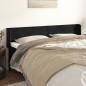 vidaXL Cabecero de terciopelo negro 203x16x78/88 cm vidaXL Cabecero de terciopelo negro 203x16x78/88 cm