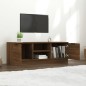 vidaXL Mueble de TV madera contrachapada marrón roble 102x35x36,5 cm vidaXL Mueble de TV madera contrachapada marrón roble 102x35x36,5 cm