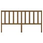vidaXL Cabecero de cama madera maciza de pino marrón miel 206x4x100 cm vidaXL Cabecero de cama madera maciza de pino marrón miel 206x4x100 cm
