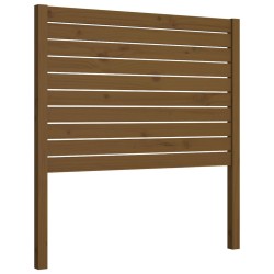vidaXL Cabecero de cama madera maciza de pino marrón miel 96x4x100 cm
