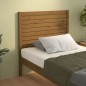 vidaXL Cabecero de cama madera maciza de pino marrón miel 96x4x100 cm vidaXL Cabecero de cama madera maciza de pino marrón miel 96x4x100 cm