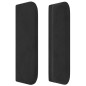 vidaXL Cabecero de terciopelo negro 203x16x78/88 cm vidaXL Cabecero de terciopelo negro 203x16x78/88 cm