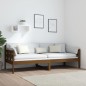 vidaXL Sofá cama madera maciza de pino marrón miel 80x200 cm