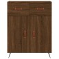 vidaXL Aparador de madera de ingeniería marrón roble 69,5x34x90 cm vidaXL Aparador de madera de ingeniería marrón roble 69,5x34x90 cm