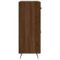 vidaXL Aparador de madera de ingeniería marrón roble 69,5x34x90 cm vidaXL Aparador de madera de ingeniería marrón roble 69,5x34x90 cm