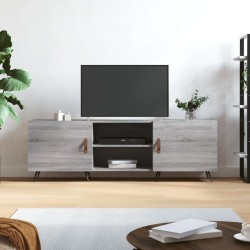 vidaXL Mueble para TV madera de ingeniería gris Sonoma 150x30x50 cm