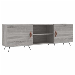 vidaXL Mueble para TV madera de ingeniería gris Sonoma 150x30x50 cm