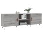 vidaXL Mueble para TV madera de ingeniería gris Sonoma 150x30x50 cm vidaXL Mueble para TV madera de ingeniería gris Sonoma 150x30x50 cm