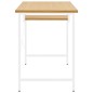 vidaXL Escritorio para ordenador MDF metal blanco roble 105x55x72 cm vidaXL Escritorio para ordenador MDF metal blanco roble 105x55x72 cm