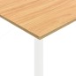vidaXL Escritorio para ordenador MDF metal blanco roble 105x55x72 cm vidaXL Escritorio para ordenador MDF metal blanco roble 105x55x72 cm