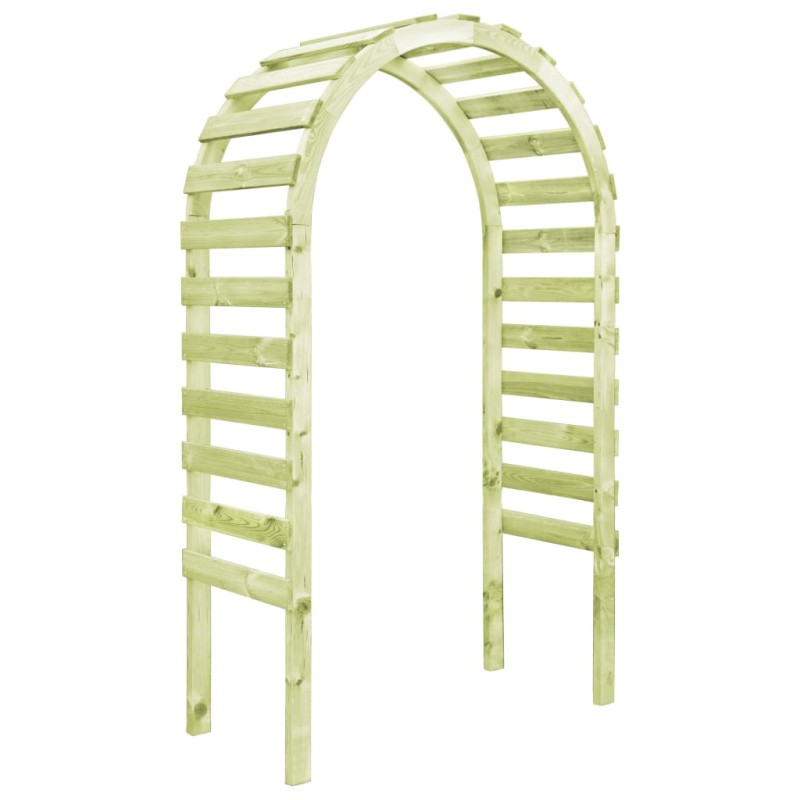 vidaXL Pérgola de jardín madera de pino impregnada 130x60x230 cm vidaXL Pérgola de jardín madera de pino impregnada 130x60x230 cm