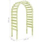 vidaXL Pérgola de jardín madera de pino impregnada 130x60x230 cm vidaXL Pérgola de jardín madera de pino impregnada 130x60x230 cm