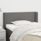 vidaXL Cabecero de tela gris oscuro 103x16x78/88 cm vidaXL Cabecero de tela gris oscuro 103x16x78/88 cm