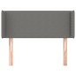 vidaXL Cabecero de tela gris oscuro 103x16x78/88 cm vidaXL Cabecero de tela gris oscuro 103x16x78/88 cm