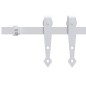 vidaXL Kit mini puerta corredera armario acero carbono blanco 183 cm vidaXL Kit mini puerta corredera armario acero carbono blanco 183 cm