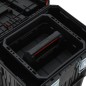 vidaXL Carrito de herramientas de polipropileno negro y rojo vidaXL Carrito de herramientas de polipropileno negro y rojo