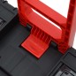 vidaXL Carrito de herramientas de polipropileno negro y rojo vidaXL Carrito de herramientas de polipropileno negro y rojo