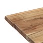 vidaXL Mesa de comedor de madera maciza de acacia 140x80x76 cm vidaXL Mesa de comedor de madera maciza de acacia 140x80x76 cm