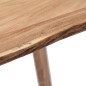 vidaXL Mesa de comedor de madera maciza de acacia 140x80x76 cm vidaXL Mesa de comedor de madera maciza de acacia 140x80x76 cm