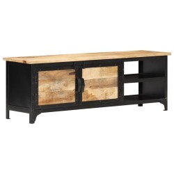 vidaXL Mueble para TV 120x30x40 cm madera maciza de mango