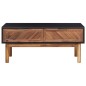 vidaXL Mesa de centro de madera maciza de acacia y MDF 90x50x40 cm vidaXL Mesa de centro de madera maciza de acacia y MDF 90x50x40 cm
