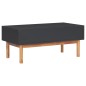 vidaXL Mesa de centro de madera maciza de acacia y MDF 90x50x40 cm vidaXL Mesa de centro de madera maciza de acacia y MDF 90x50x40 cm