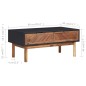vidaXL Mesa de centro de madera maciza de acacia y MDF 90x50x40 cm vidaXL Mesa de centro de madera maciza de acacia y MDF 90x50x40 cm