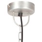 vidaXL Lámpara colgante 25 W plateada redonda 48 cm E27