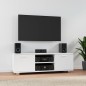 vidaXL Mueble para TV madera contrachapada blanco 120x40,5x35 cm vidaXL Mueble para TV madera contrachapada blanco 120x40,5x35 cm